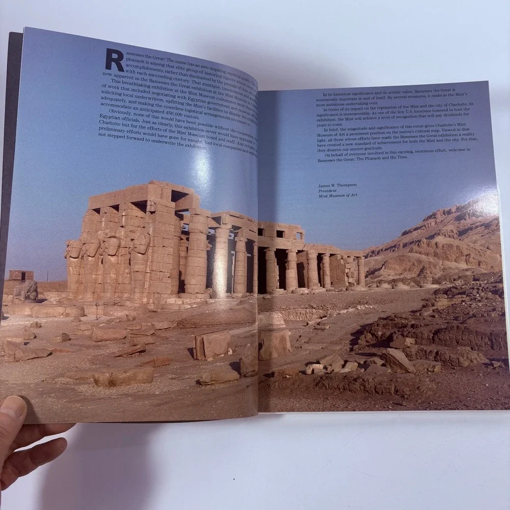 Ramesses the Great The Pharaoh and His Time 1988 Mint Museum Art Large Book PB